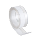 Bas de porte adhésif transparent en pvc flexible / 1 m