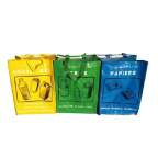 Lot de 3 sacs de tri selectif