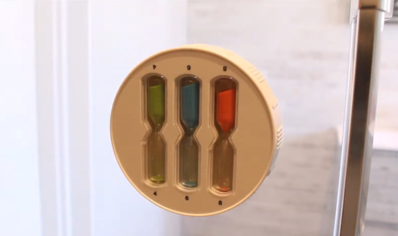 Video sablier trois couleurs 