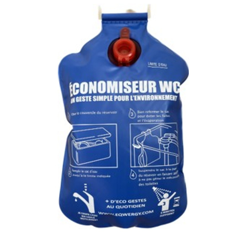 sac chasse d'eau