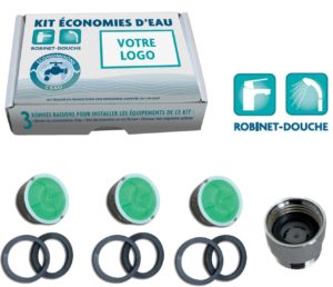 Kit économiseur d'eau pour robinet et douche